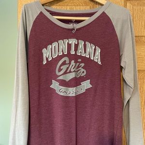 Montana grizzlies shirt.